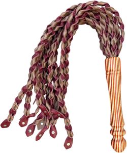 Fouet en cuir véritable de haute qualité avec design personnalisé, couleurs, logo et tailles - Fouets en cuir en gros - Product Image 3
