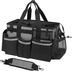 Organizador de Cocina con Asas y Correas para Hombro, 4 Divisores Plegables, Gran Capacidad, Bolsa de Poliéster Resistente, Hecho en Vietnam - Product Image 1