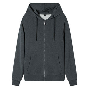 Ventes en gros de sweats à capuche personnalisés avec logo, de haute qualité, couleur unie, en polaire pour hommes, pour l'hiver - Product Image 4