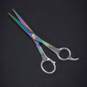 Morje Surgical Stainless Steel Hair Scissors Sharp Blade <b>Long</b> <b>Handle</b> Right Handed Barber <b>Shears</b> for Haircutting - Product Image 3
