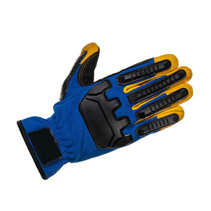 Gants de sécurité mécaniciens personnalisés avec logo, anti-vibration, résistants à la chaleur, avec poignet élastique, synthétiques et durables - Product Image 4