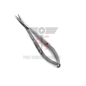 Ensemble de micro-pince à aiguilles, ciseaux et pincettes Castroviejo en acier inoxydable, instrument chirurgical manuel réutilisable - Product Image 2