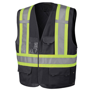 Chalecos de Seguridad con 8 Bolsillos, Cierre Frontal, Color y Logotipo Personalizados, Servicio OEM, Alta Visibilidad, Transpirables, Impermeables y Reflectantes - Product Image 2