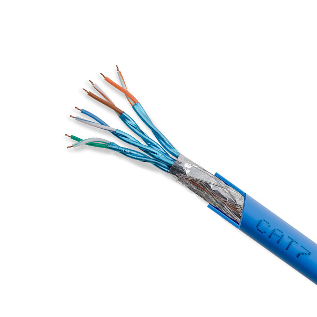 High Quality Cat7 Cat8 Cat6a Cat6 Cat5e RJ45 Shield LAN Ethernet Network Patch Cable for Communication for LAN Cabling