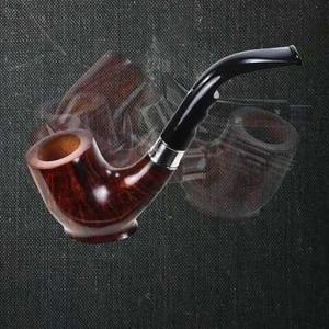 Pipa de Fumar de Madera Tradicional, Pipa de Tabaco de Madera Natural Hecha a Mano - Product Image 1