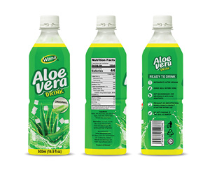 Bebida Saludable Premium de Aloe Vera Natural con Sabor a Frutas, Botella PET de 500 ml |   WANA Beverage, Fabricante de Vietnam - Product Image 1