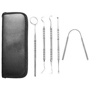 ชุดเครื่องมือทันตกรรมทำจากเหล็กกล้า สำหรับทำความสะอาดฟัน พร้อมกล่องหนัง ได้รับการรับรองมาตรฐาน CE ระดับ II รับประกัน 1 ปี โดย Dentavex - Product Image 2