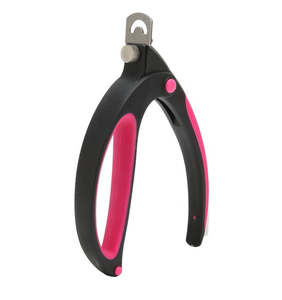 Cortauñas de acrílico de acero inoxidable con mango de silicona flexible para recortar las puntas de las uñas - Product Image 1