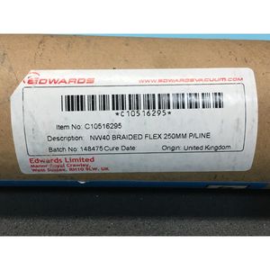 BOC Edwards C10516295 NW40 Braided Flex 250mm - Équipements et pièces semi-conducteurs d'occasion fiables à l'échelle mondiale - Product Image 2