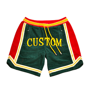 Custom Men's Cotton <b>Shorts</b> Solid Color Drawstring Waist Casual Sport Style Breathable Front Letter Printing - Product Image 1
