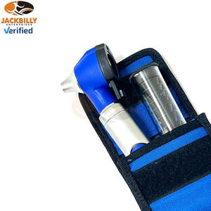 Pochette de protection compacte pour ampoule de rechange, otoscope en acier inoxydable à fibre optique mini format poche, deux embouts de speculum - Product Image 5