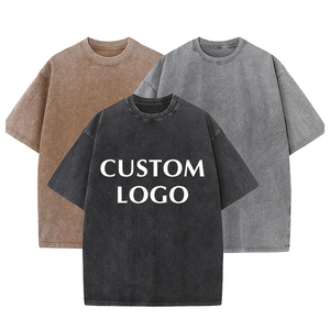 เสื้อยืดโอเวอร์ไซส์พรีเมียม ผ้าฝ้าย 100% สำหรับสตรีทแวร์ ปักลายได้ตามสั่ง รับผลิตแบบ OEM สำหรับผู้ชายและผู้หญิง เป็นมิตรต่อสิ่งแวดล้อม ระบายอากาศได้ดี สีสันตามสั่ง - Product Image 5