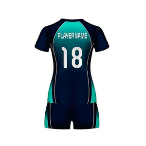 Ensemble d'uniformes de volley-ball respirants et à séchage rapide de haute qualité, nouveau design, 100 % polyester, sur mesure - Product Image 4