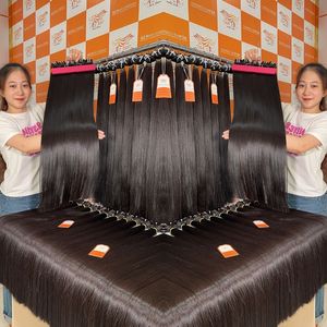 Extensiones de cabello humano vietnamita trama recta de hueso de fábrica precio al por mayor tendencia caliente cutícula alineada cabello crudo - Product Image 3