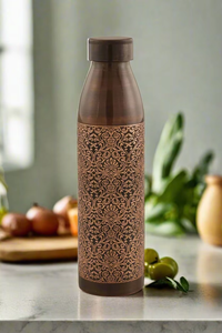 Botella de Agua Clásica de Cobre con Diseño de Patrón de Diamantes, Ecológica, Personalizada, Portátil, para Viajes, Hecha a Mano por UNICORN HANDICRAFTS - Product Image 5