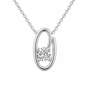 Delicado colgante de diamante solitario con letra del alfabeto, elaborado en oro de 10k, letra O minimalista, joyería de diamante cultivado en laboratorio a un precio razonable. - Product Image 1