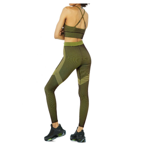 Conjunto de Yoga para Mujer, Diseño OEM, Precio al por Mayor, Sólido, Transpirable, Sostenible, Ropa Deportiva de Alta Calidad, Ecológica, Talla Grande, 2 Piezas - Product Image 3