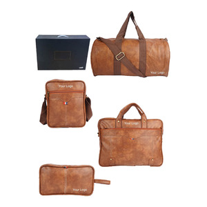 Carnet et organiseur en cuir de qualité supérieure avec logo personnalisé et impression en relief - Cadeau d'entreprise pour hommes - Product Image 1