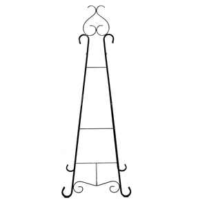 Chevalet professionnel en métal noir thermolaqué, fait main, pour l'affichage de tableaux et décorations artistiques – Vente en gros - Product Image 3