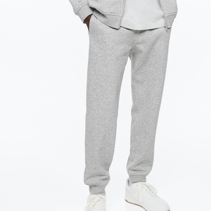 Pantalon cargo en coton 100% épais pour l'hiver, plusieurs poches, taille élastique, style harem, sport, décontracté, jogging - Product Image 1