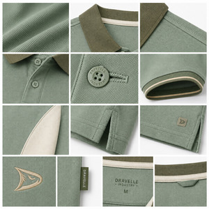 Camiseta Polo de Algodón para Hombre con Logotipo Personalizado, Manga Corta, Transpirable, Tipo Piqué, OEM, Marca Privada, Venta al Por Mayor - Product Image 6