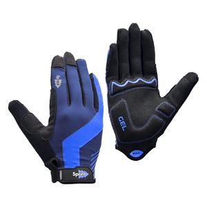 Gants de cyclisme noirs à doigts entiers, respirants, antidérapants, avec paume en gel, pour le vélo et les sports de plein air - Product Image 1