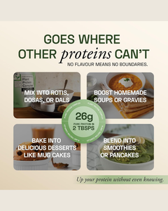 Complexe de protéines végétales non aromatisé, poudre de protéines végétales, mélange de protéines végétales propres, sans produits laitiers, sans gluten - Product Image 6