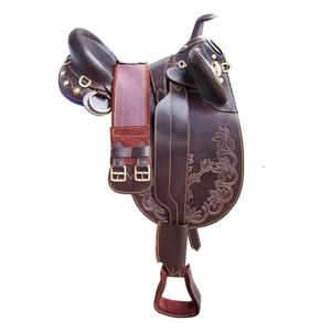 Stock australiano Inglés Racing Dressage Saddle Cuero genuino Equipo de equitación Fabricante indio Estilo Calidad asegurada - Product Image 1