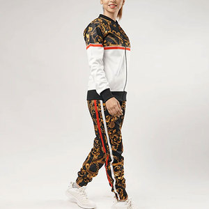 Wholesale Winter Solid Stand Collar Cotton Women Sublimation Sports <b>Tracksuit</b> Breathable Quick Dry Women Sublimation <b>Tracksuit</b> - Product Image 1
