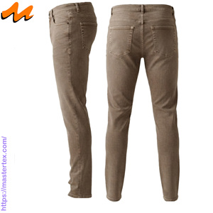 Pantalones Casuales de Corte Slim para Hombre MASTER TEXTILE MJ-ND-1002, Color Sólido, Cintura Media, Spandex/Algodón, Protección UV, Transpirables - Product Image 3