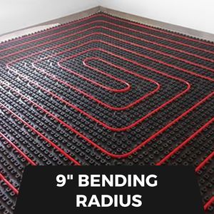 Tubo PEX Radiante Senza Barriere da 1 Pollice, 300 Piedi, Tubi e Flessibili in Plastica Rossa, Confezione da 300 Piedi - Product Image 5