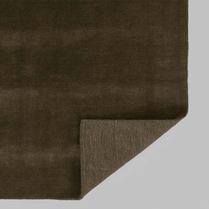 Alfombra Antideslizante de Lana/Seda Color Beige Camel, Moderna, Minimalista, Textura Suave, de Lujo, para Sala de Estar, Dormitorio, Decoración Contemporánea para el Hogar - Product Image 4