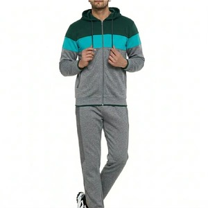 <b>Top</b> Notch Quality Two Piece Winter Hooded Casual Men's Fleece Oversized Breathable <b>Zipper</b> Tracksuit Sets Jogging Wholesale - Product Image 6