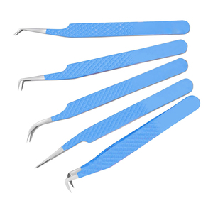 Fabricant et fournisseur qualifiés de pinces à extensions de cils, pinces à extensions de cils bleues sous votre marque, respectueuses de l'environnement - Product Image 3
