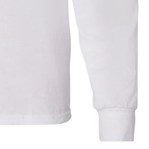 Camiseta de Manga Larga para Mujer, Blanca, con Bordado Gráfico 'AKA Since 1908', Cuello Redondo, Estilo Casual, Ropa al Por Mayor - Product Image 4