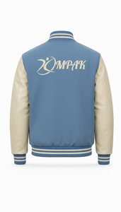 Veste universitaire à capuche de style américain durable avec logo frontal en lettres chenille, style streetwear viral, streetwear d'hiver - Product Image 6