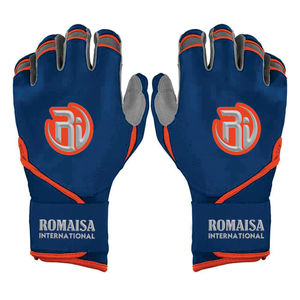 Latest Long Cuff Professional <b>Baseball</b> Batting <b>Gloves</b> Unisex Goatskin Digital Leather Softball Batting <b>Gloves</b> Custom - Product Image 4