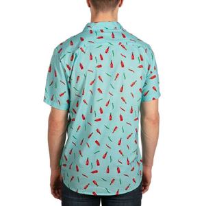 เสื้อเชิ้ตชายหาดพิมพ์ลายทรอปิคอลสไตล์ฮาวาย แขนสั้น ติดกระดุม ปกติดกระดุม เสื้อผ้าชายหาดฤดูร้อน ระบายอากาศได้ดี - Product Image 2