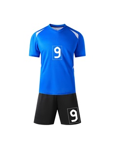 Ensemble de maillots de volley-ball unisexes de qualité supérieure, personnalisés, avec différents designs, 100% polyester, manches courtes, uniforme de volley-ball - Product Image 2