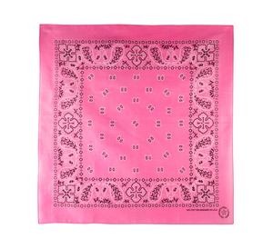 Wholesale Custom Breathable 100% Cotton Canvas Digital Print Eco-Friendly Scarf OEM Design Custom Logo Bandana - Product Image 4