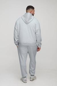 Sudadera de Invierno Informal de Algodón y Poliéster con Logotipo Personalizado, Sudadera de Forro Polar, Lisa, Teñida, de Color Sólido, Sudadera con Capucha para Hombre - Product Image 4