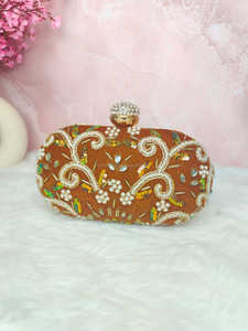 Meilleure pochette en nacre élégante avec broderie pour femmes Messenger Bag À PAS CHER PRIX PAR LUXURY CRAFTS - Product Image 5