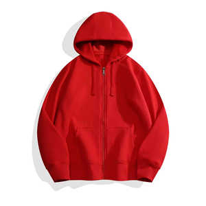 Sweat à capuche unisexe de luxe décontracté de haute qualité pour homme, avec cordon de serrage et fermeture éclair, broderie personnalisée, style vintage, en tissu épais - Product Image 6