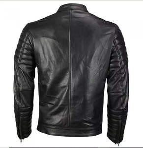 Blouson de moto en cuir pour homme, fait main, style sportif pour la course automobile et le cyclisme, collection 2026, vente en gros, personnalisable - Product Image 6