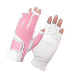 Guantes de Golf Blancos de Piel de Cabretta para Mano Derecha con Agarre, Transpirables, para Deportes al Aire Libre, Venta al Por Mayor - Product Image 1