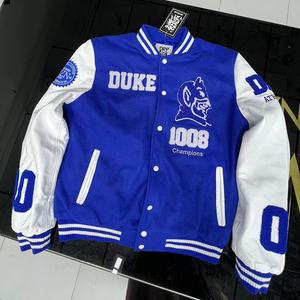 High Quality Custom Men's Winter Baseball Bomber Varsity Jacket OEM Manufacturer Wool with Chenille Embroidery Letterman Crop - Product Image 1