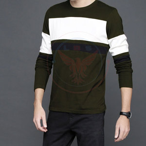 Camisetas de Manga Larga para Hombre, Último Diseño, Gran Venta, Cómodas y a la Moda, Tejido de Felpa de Poliéster/Algodón, Secado Rápido, Ecológicas - Product Image 4