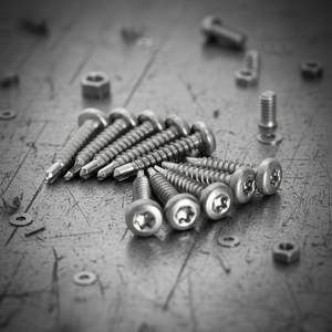 Tornillo PDC Modelo 7.1 de Cabeza Plana, Acero Inoxidable (304/316/410), Rosca Profunda de Paso Grueso, Clase 8, Métrico/Pulgada, Acabado Natural, Accionamiento Phillips - Product Image 1