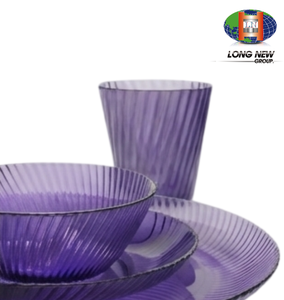 Ensemble de vaisselle en plastique réutilisable écologique personnalisé OEM pour la maison, la cuisine, les restaurants et la restauration - Product Image 2