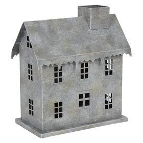 โคมไฟรูปทรงบ้านโลหะสไตล์วินเทจงานฝีมือตกแต่งคริสต์มาส - Product Image 2